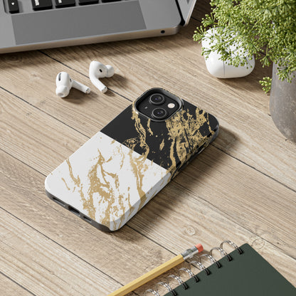 Day Meets Night Gold Rush - iPhone Case