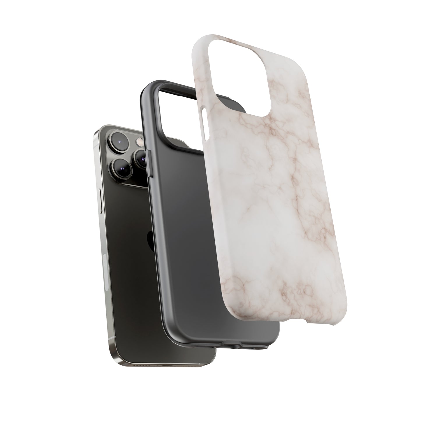 Elegant Alabaster Swirl - Cell Phone Case