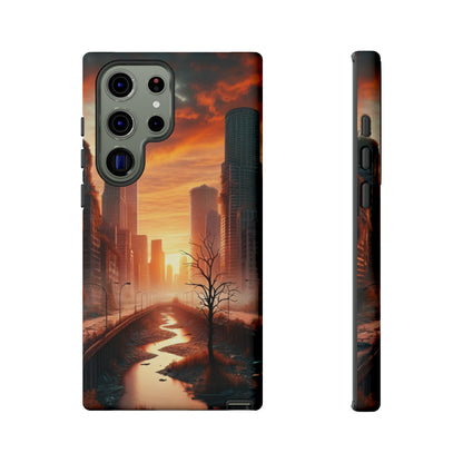 Dawn of the Urban Oasis - Cell Phone Case