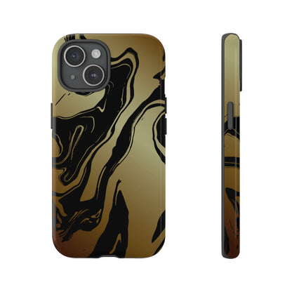 Golden Swirls - Cell Phone Case