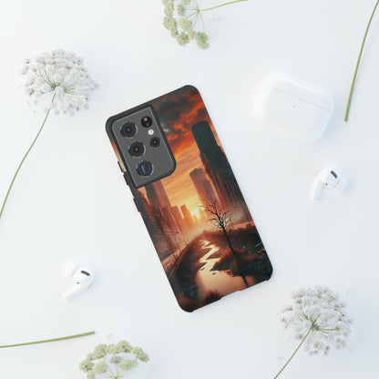 Dawn of the Urban Oasis - Cell Phone Case