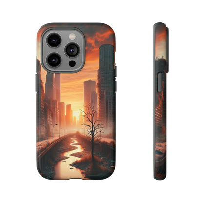 Dawn of the Urban Oasis - Cell Phone Case