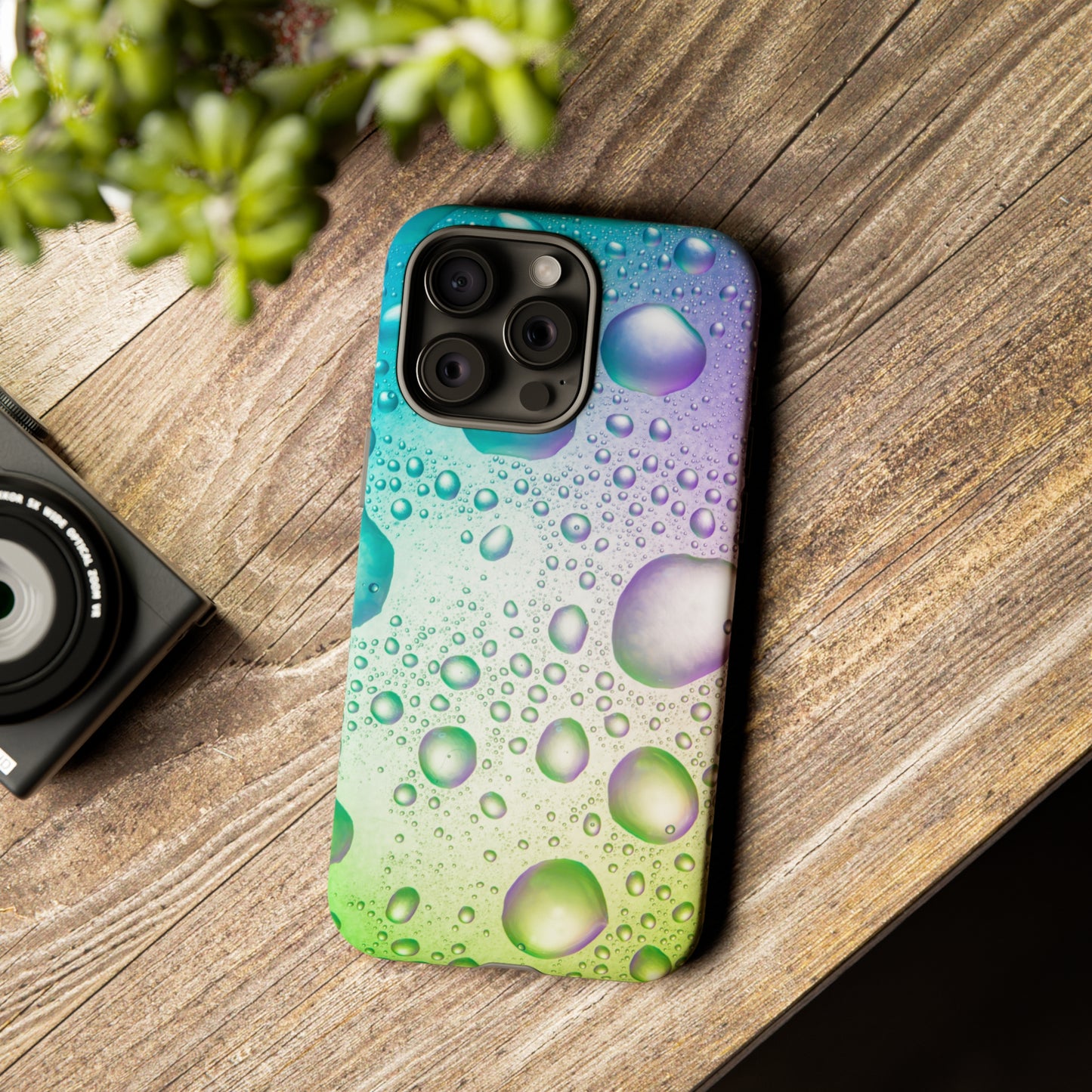 Aqua Bubbles - Cell Phone Case