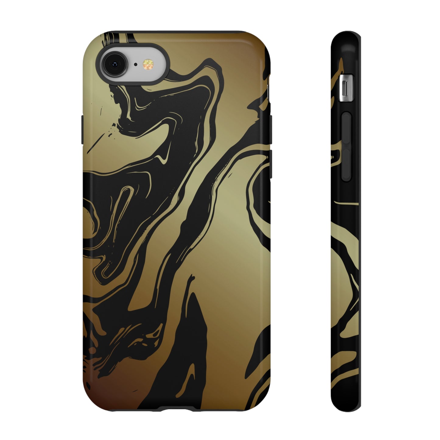 Golden Swirls - Cell Phone Case