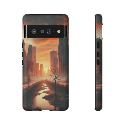 Dawn of the Urban Oasis - Cell Phone Case