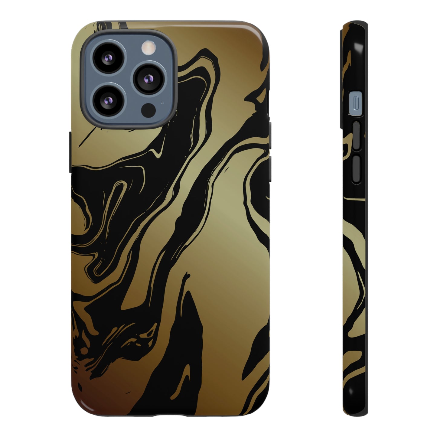 Golden Swirls - Cell Phone Case