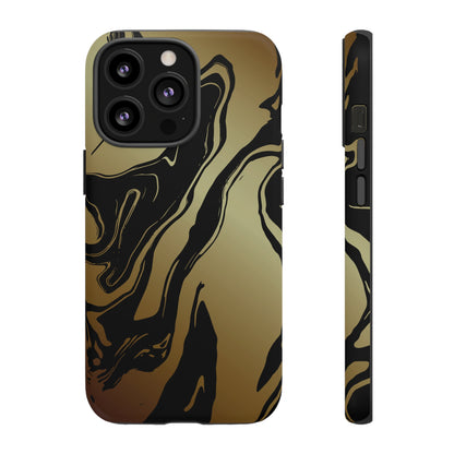 Golden Swirls - Cell Phone Case