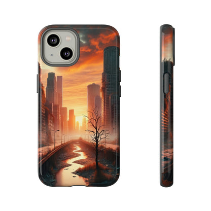 Dawn of the Urban Oasis - Cell Phone Case