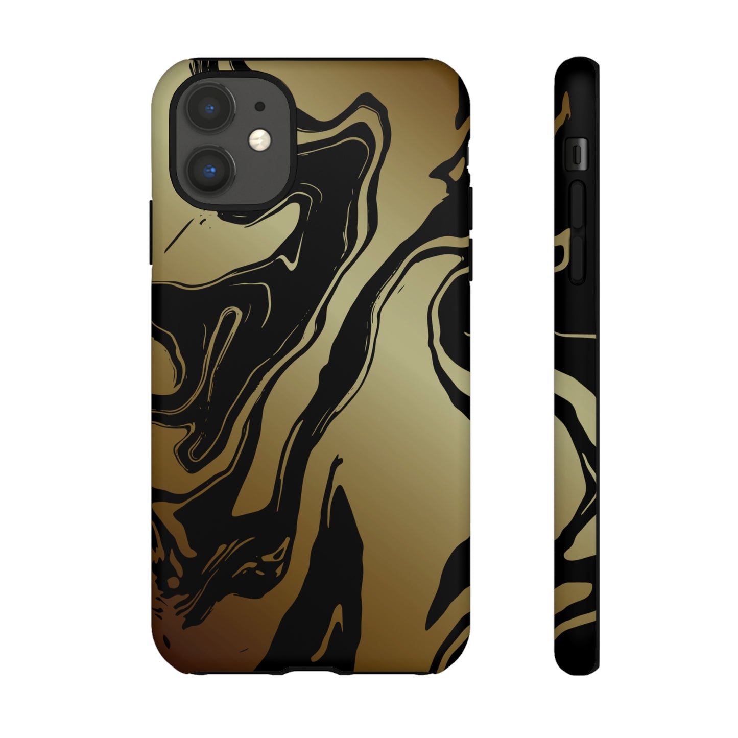 Golden Swirls - Cell Phone Case