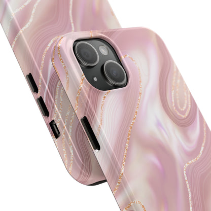 Blush Whirls - iPhone Case