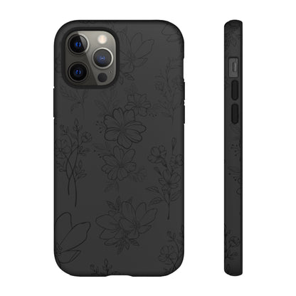 Midnight Florals - Cell Phone Case