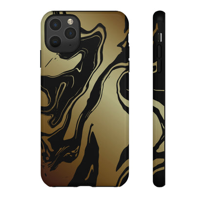 Golden Swirls - Cell Phone Case