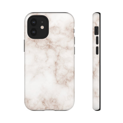 Elegant Alabaster Swirl - Cell Phone Case