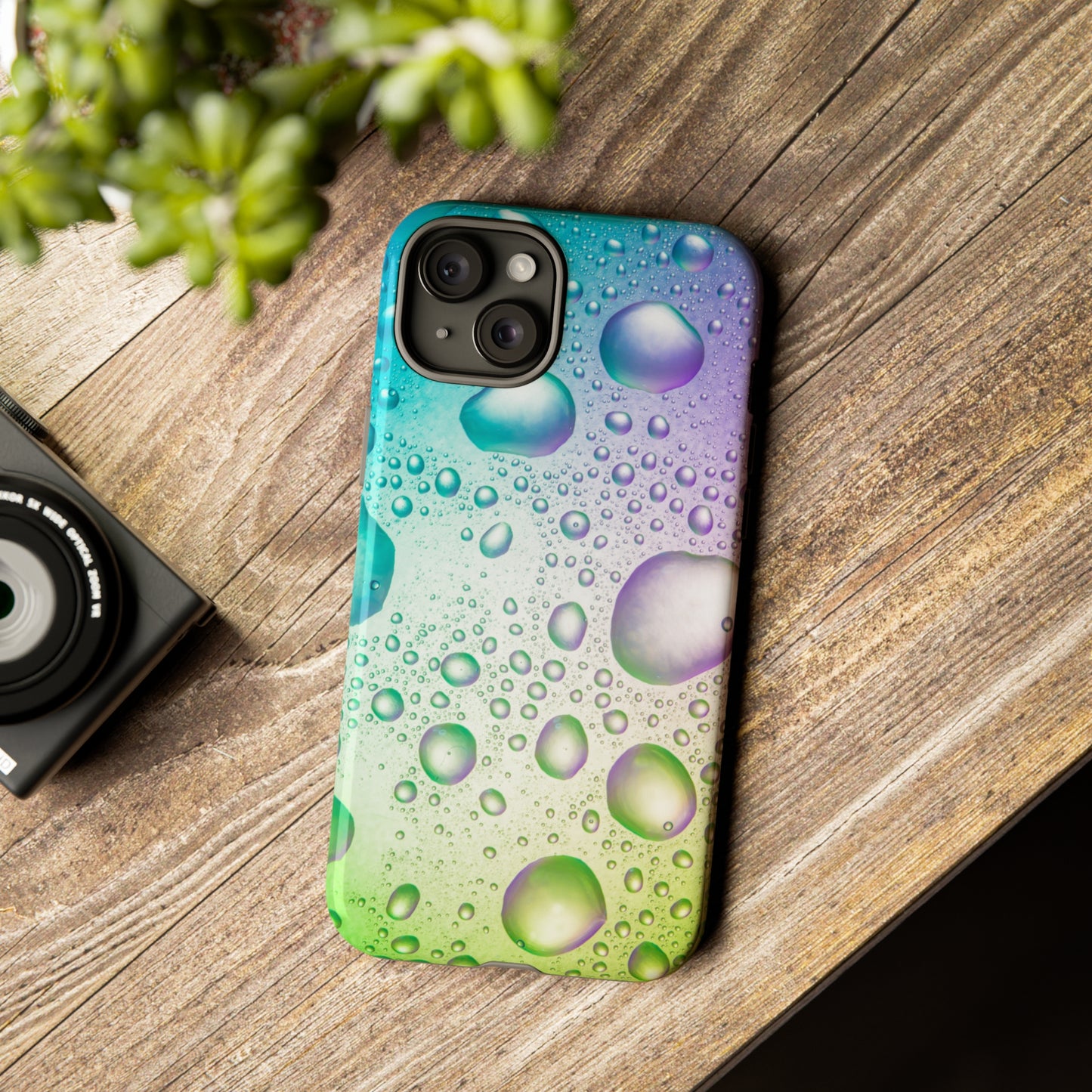 Aqua Bubbles - Cell Phone Case