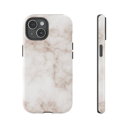 Elegant Alabaster Swirl - Cell Phone Case