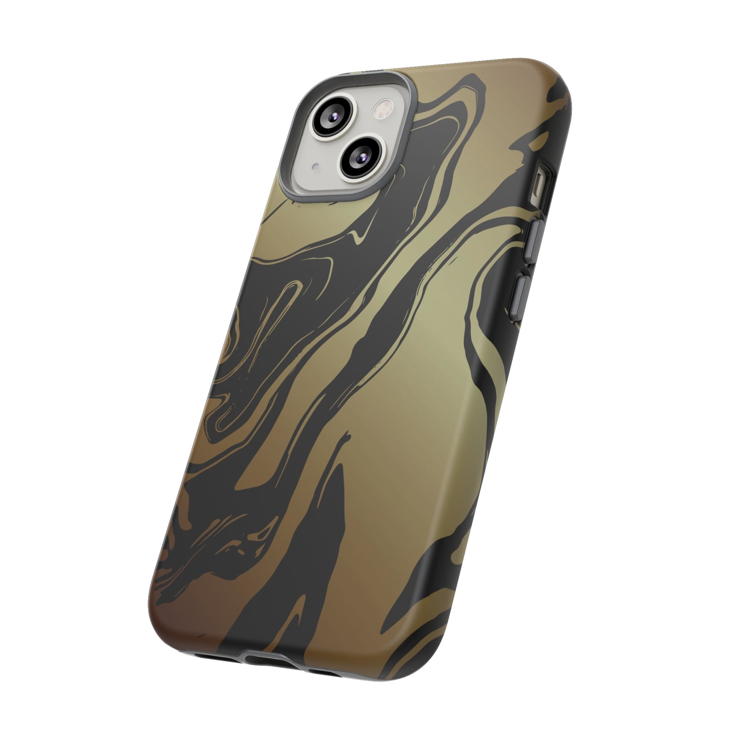 Golden Swirls - Cell Phone Case