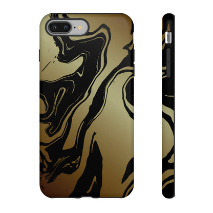 Golden Swirls - Cell Phone Case