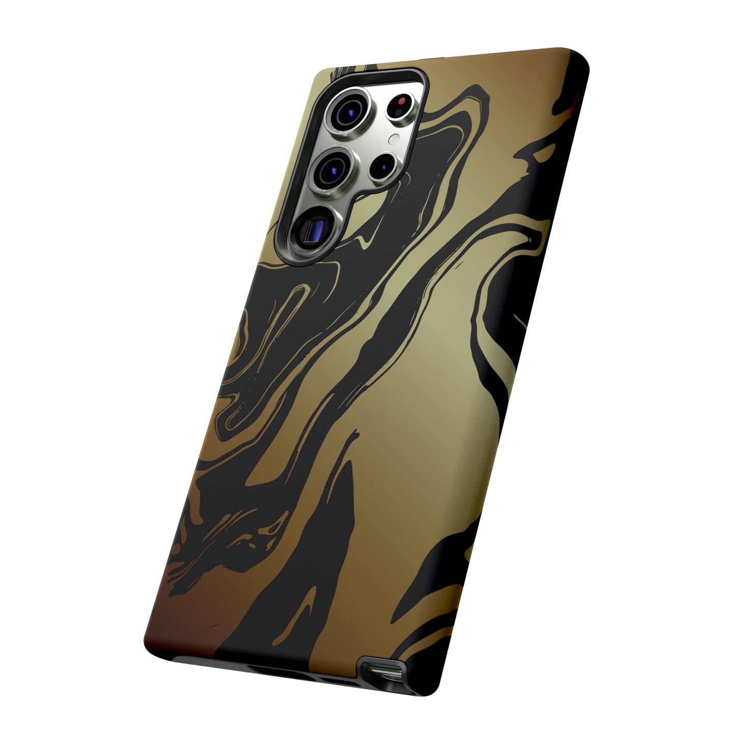 Golden Swirls - Cell Phone Case