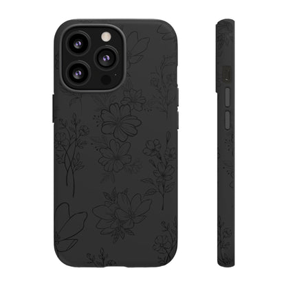 Midnight Florals - Cell Phone Case