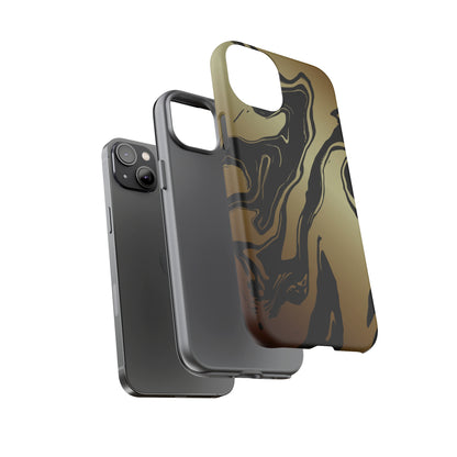 Golden Swirls - Cell Phone Case