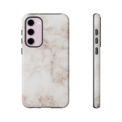 Elegant Alabaster Swirl - Cell Phone Case