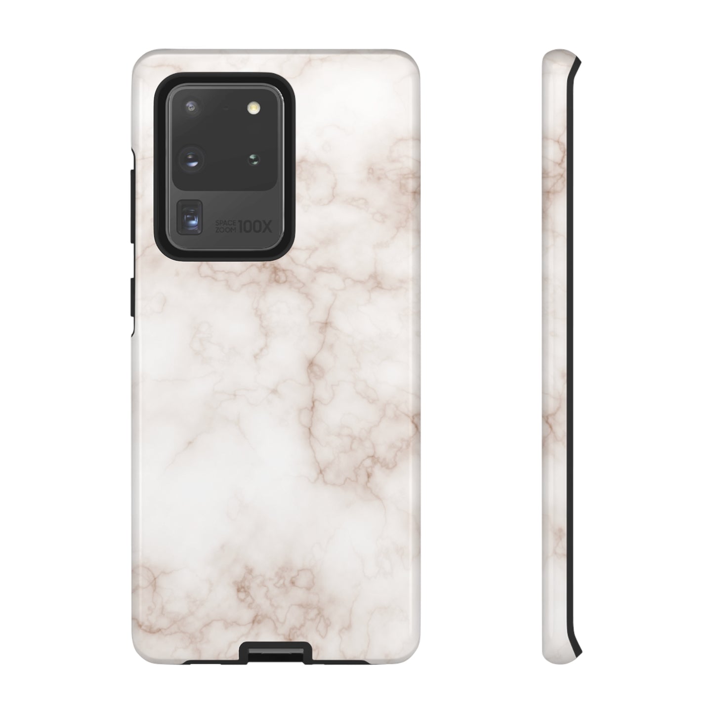 Elegant Alabaster Swirl - Cell Phone Case