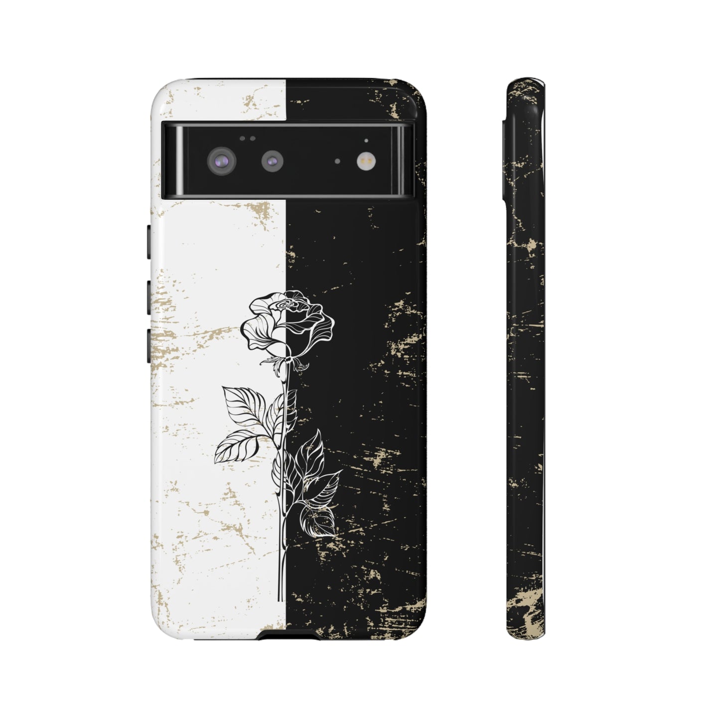 Elegant Contrast - Cell Phone Case