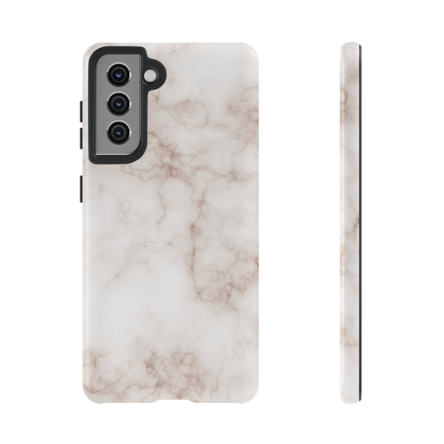 Elegant Alabaster Swirl - Cell Phone Case