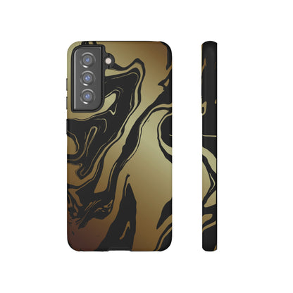 Golden Swirls - Cell Phone Case