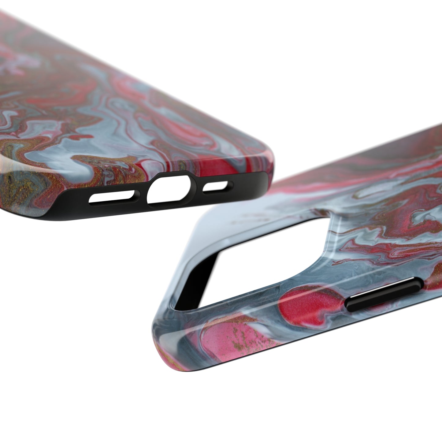 Crimson Flow - iPhone Case