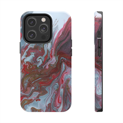 Crimson Flow - iPhone Case